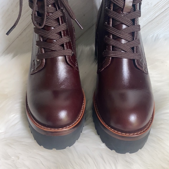 New Jeffrey Campbell scavenger 2 boots lace up heeled 6 - Picture 2 of 11